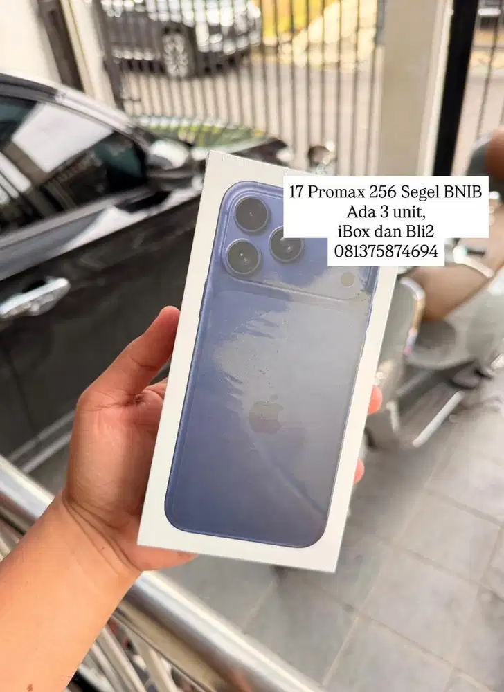 iphone 17 Pro Max 256 deep blue Garansi Resmi Segel BNIB