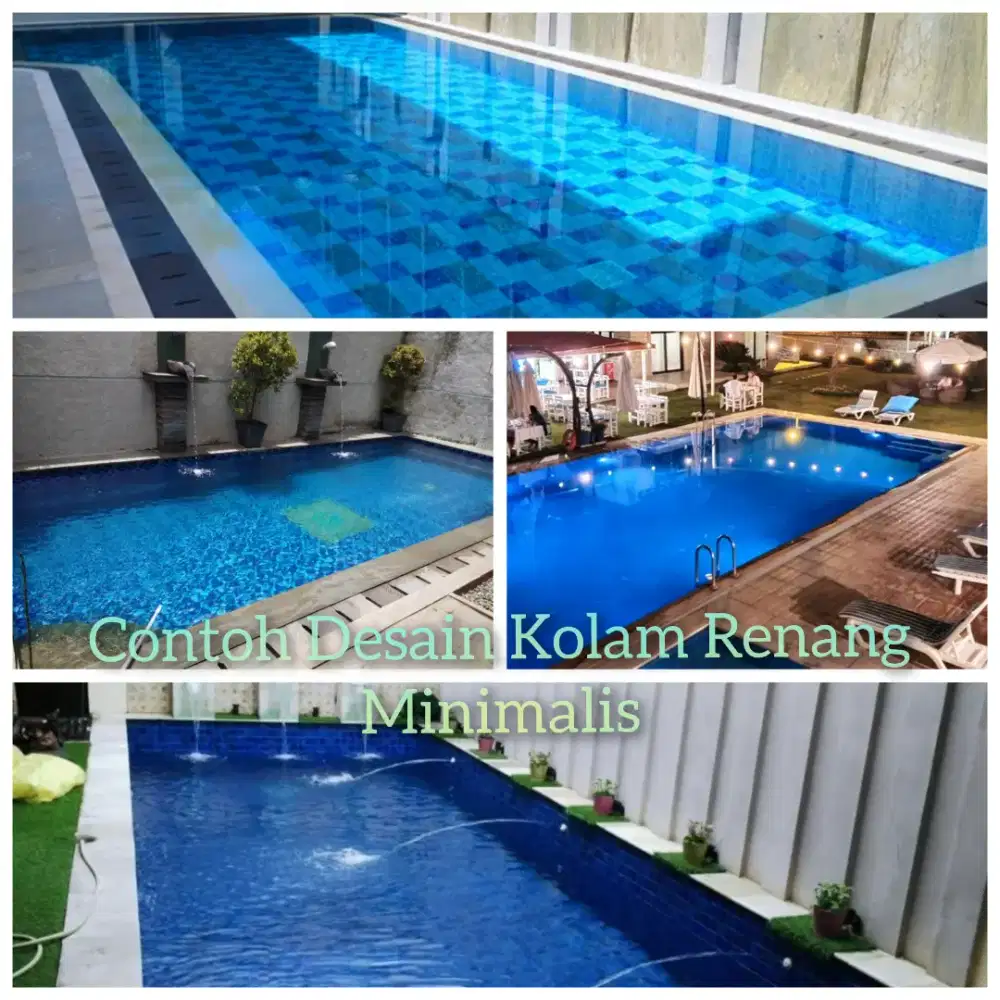 Jasa pembuatan kolam renang minimalis murah