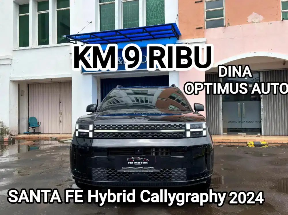 Hyundai SANTA FE Hybrid Callygraphy 2024 AT, Km 9Ribu, Pajak Panjang