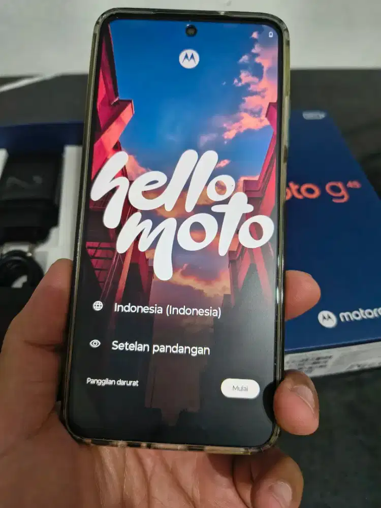 Motorola G45 Pantone Blue fullset like new