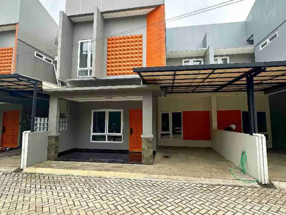 Jual Rumah Baru (252) siap Huni di Limo Kota Depok Dekat Tol Krukut (Akses 2 Mobil)