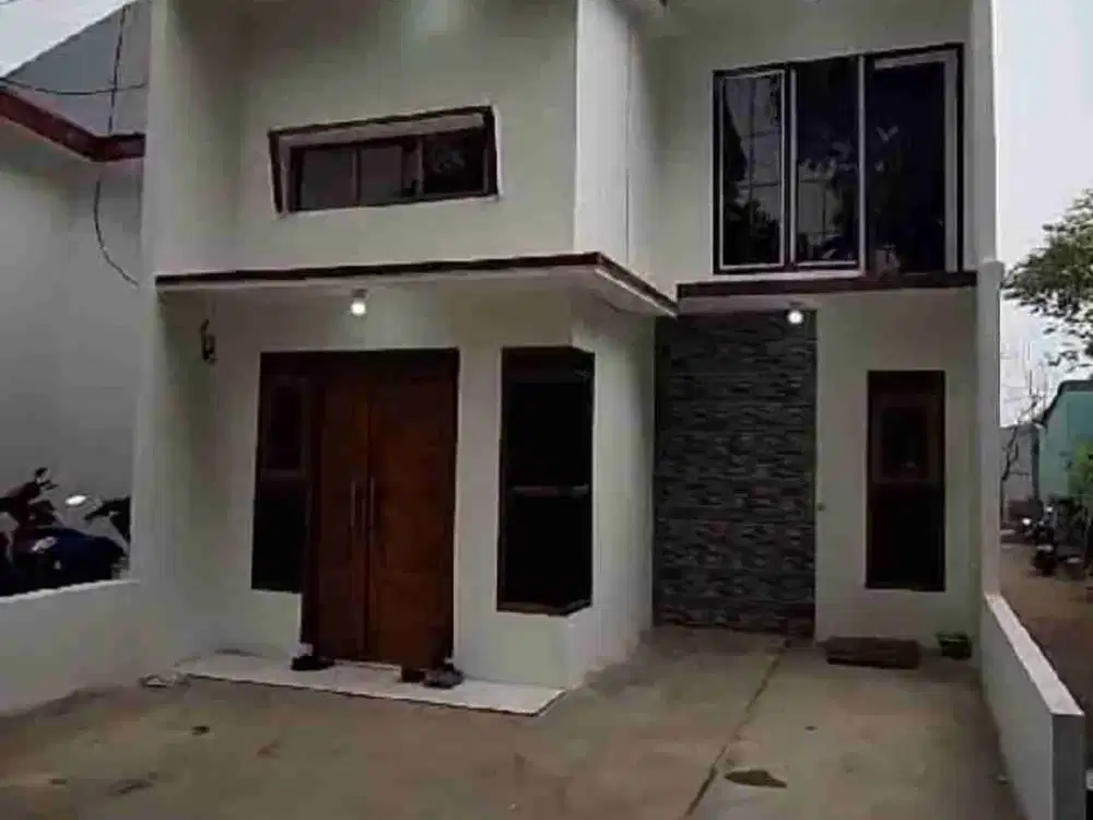 Rumah Baru Cluster , Termurah, di Cipayung dmet stasiun Citayam Kota Depok,jual