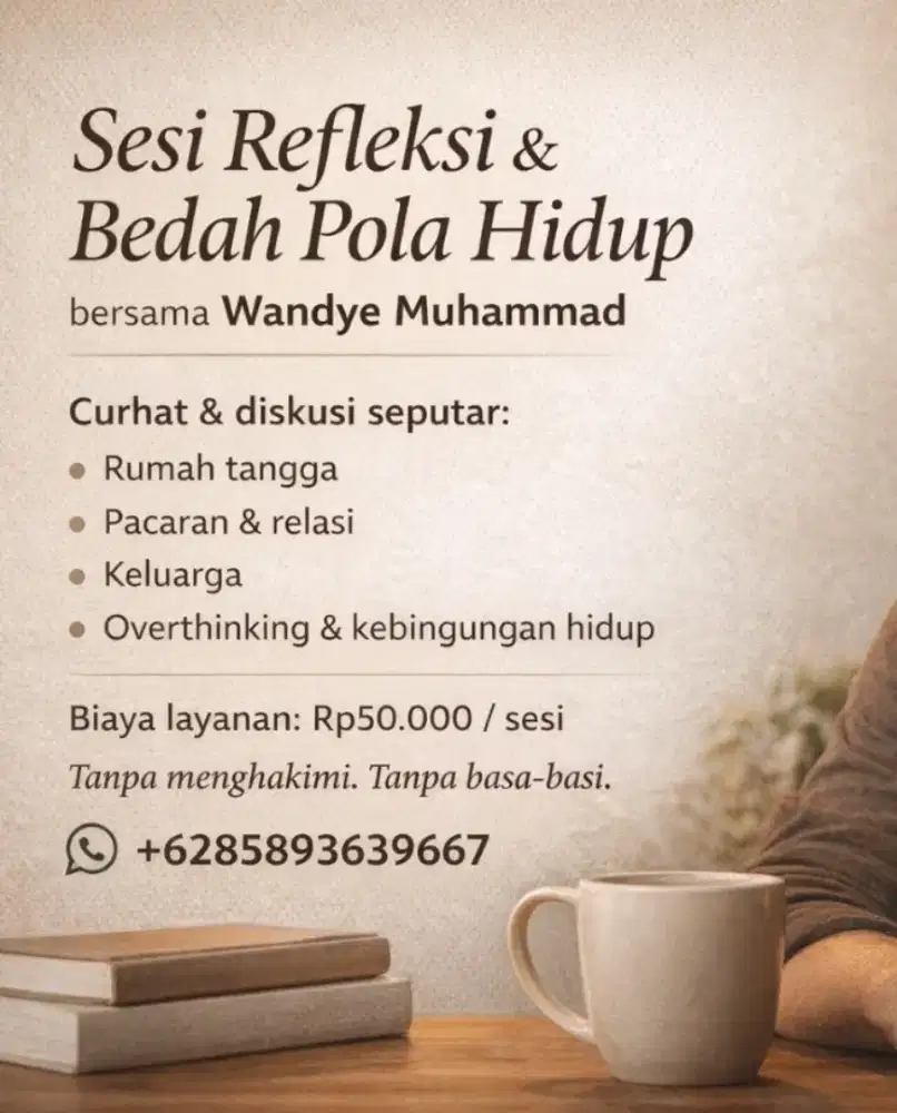 Butuh Temen Curhat.? - Konsultasi masalah hidup