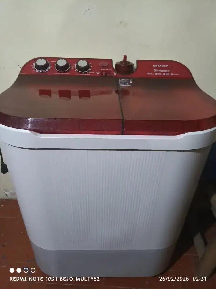 Mesin cuci 2 tabung 12kg