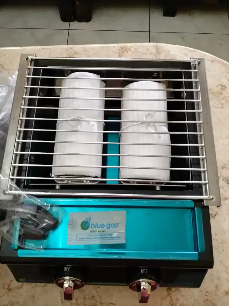 Panggang sosis blue gas