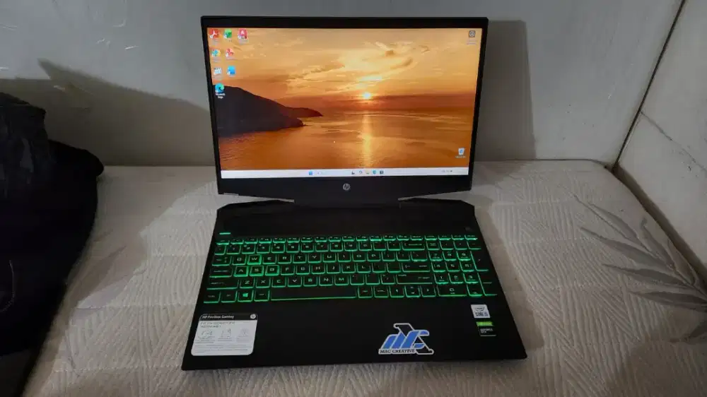 Dijual Hp Pavilion gaming Intel(R) Core(TM) i5-10300H RAM	16,0 GB
