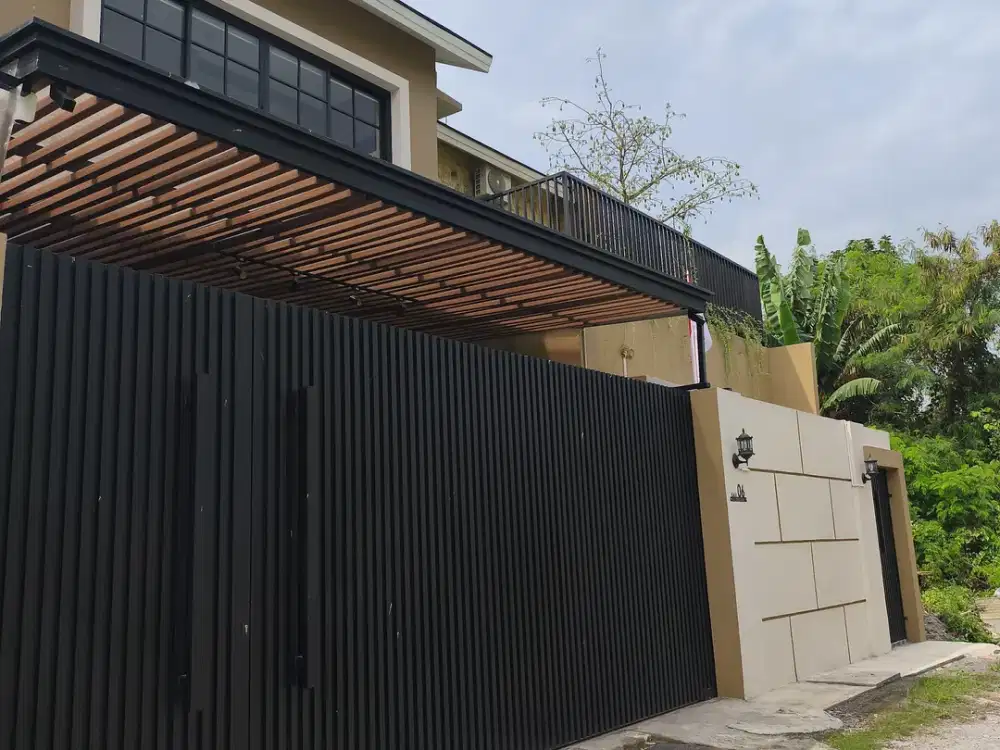 DiJual Rumah Jogja 2 Lantai Mewah  View Sawah , Dekat Terminal Jombor ; Full Furnished