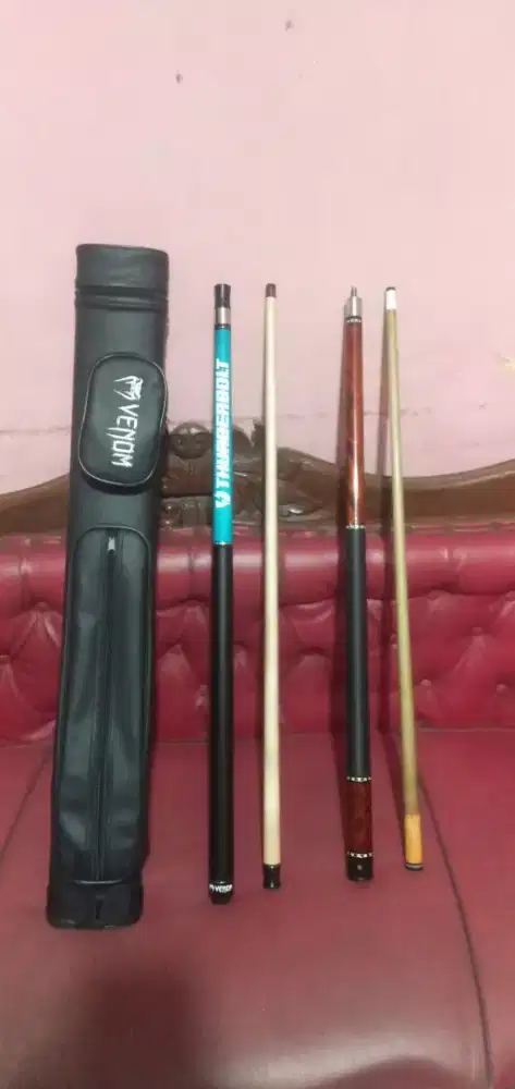 Stik Billiard play , stik jump & break ,case 2x2 venom