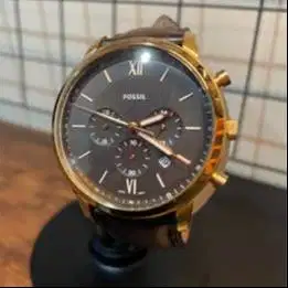 FOSSIL Neutra Chronograph Brown Leather Watch 44mm