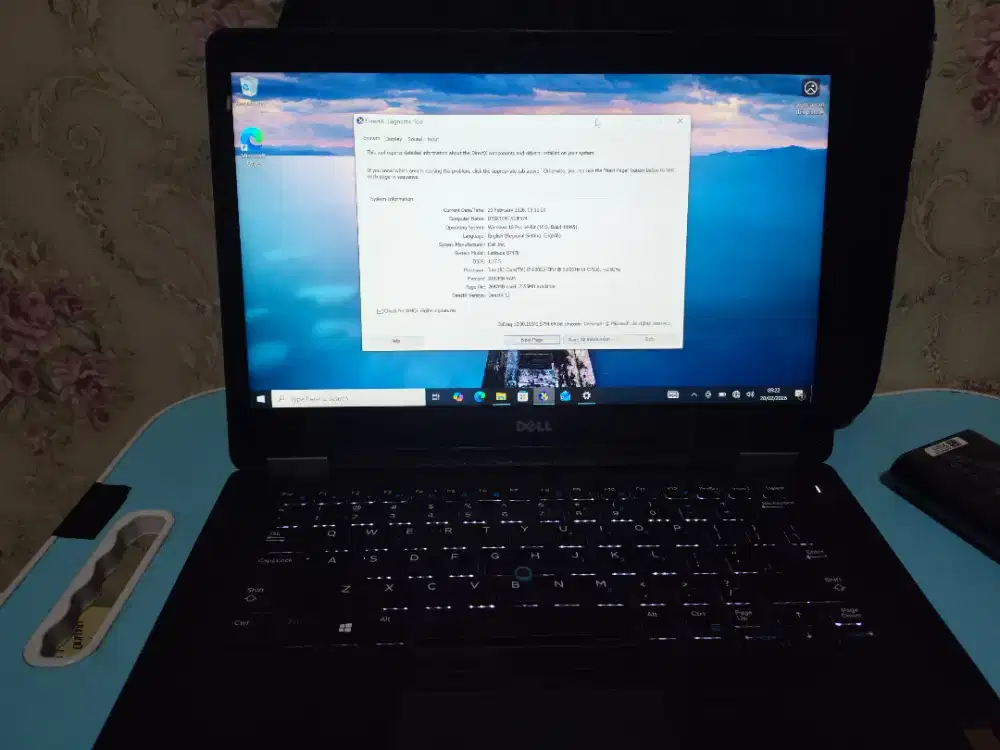 Laptop Murah – Dell Latitude E7470 i7 gen 6  8/256 QHD Touchscreen