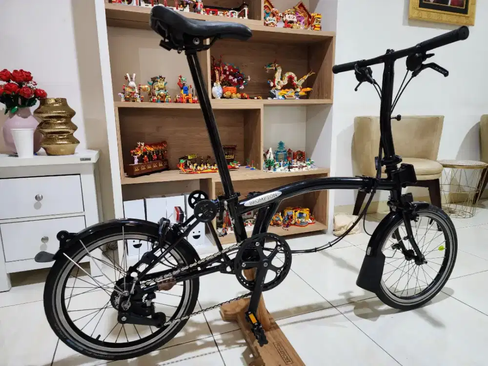 Brompton S6LX Titanium 2018 Hitam