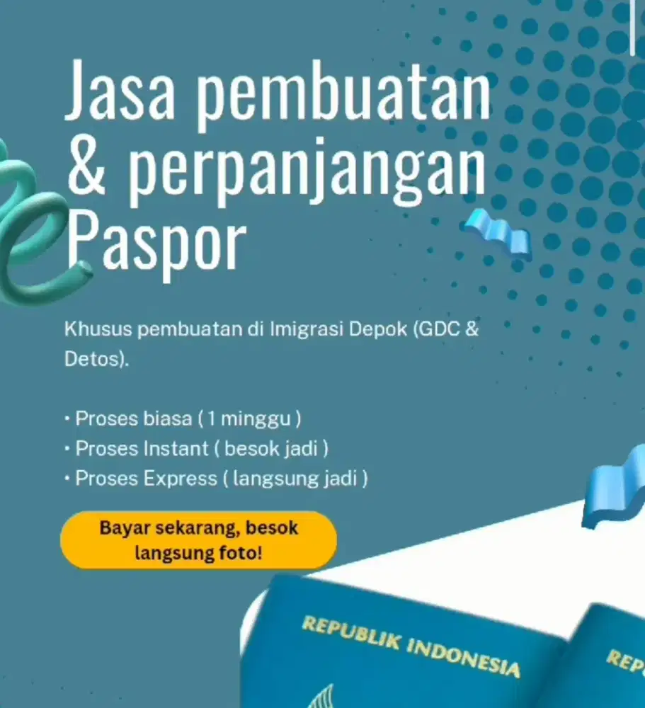 Proses paspor Depok & Bogor