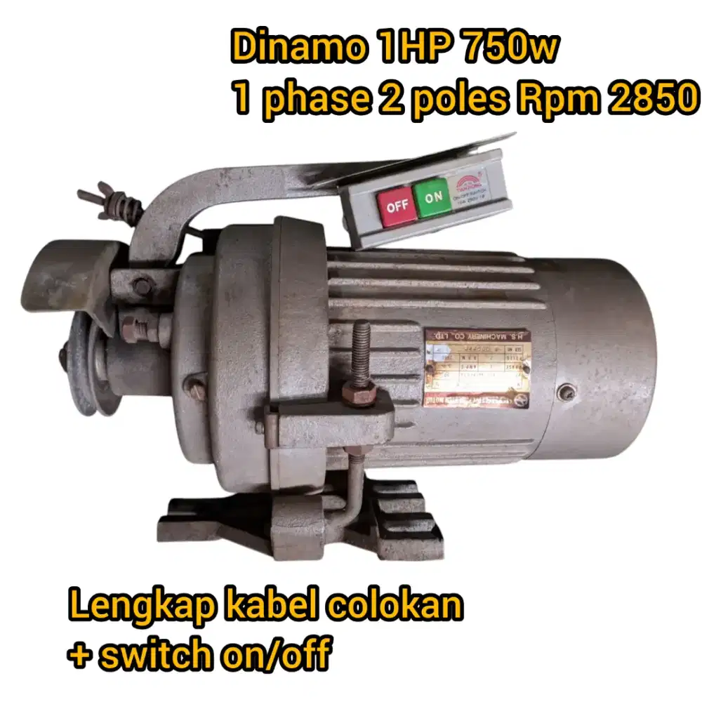 Dinamo mesin jahit bekas 750w