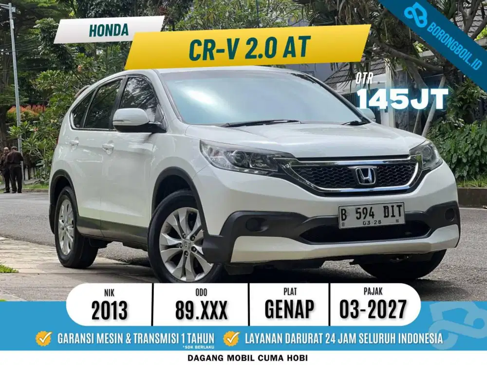 Honda CRV 2.0 At 2013 Putih