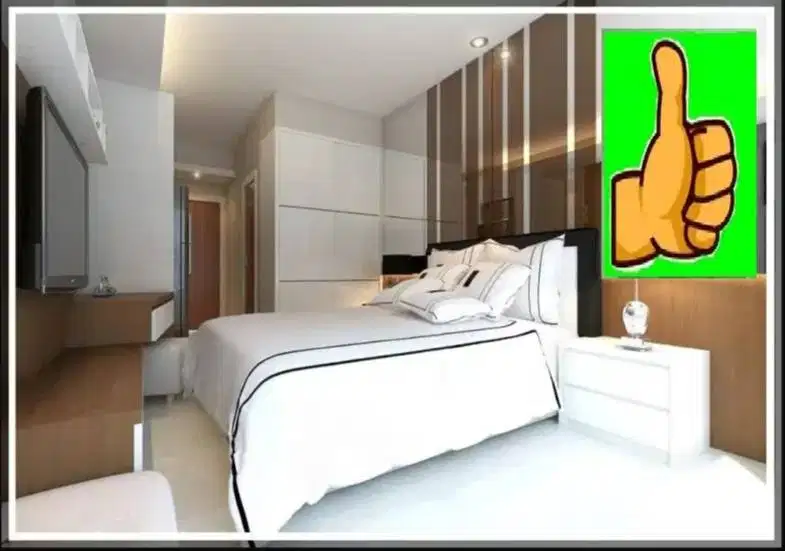 Bulanan Puncak Bukit Golf Surabaya barat tipe StuDio one bed Mewah