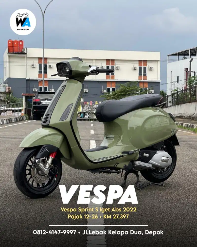 Cash/Kredit Vespa Matic Sprint S 150 Iget Abs 2022