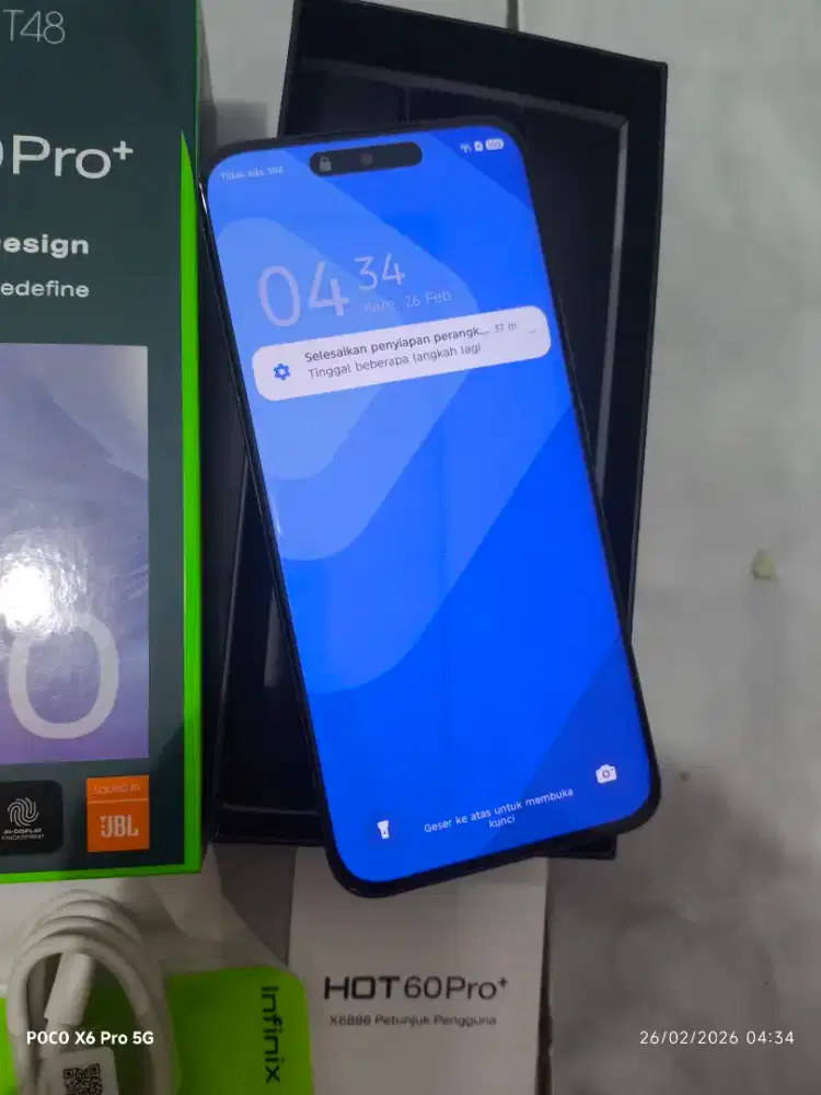 Infinix Hot 60 Pro Plus 8/256 Mulus Fullset