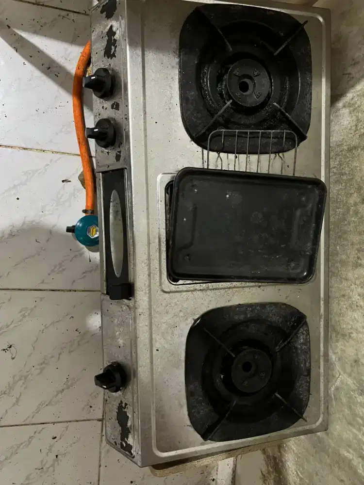 Jual kompor rinnai 3 tungku bekas berfungsi normal