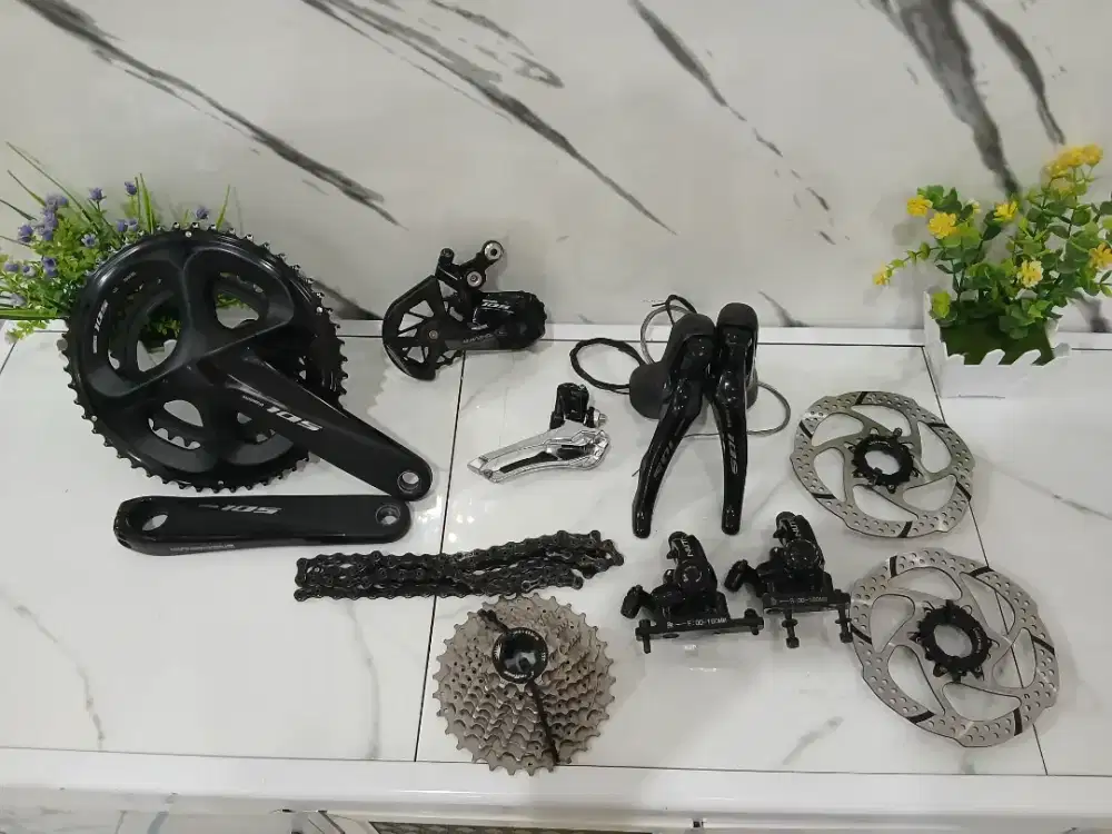 FULLSET GS SHIMANO 105 11SP R7000 KALIPER MEKANIK DISCBRAKE