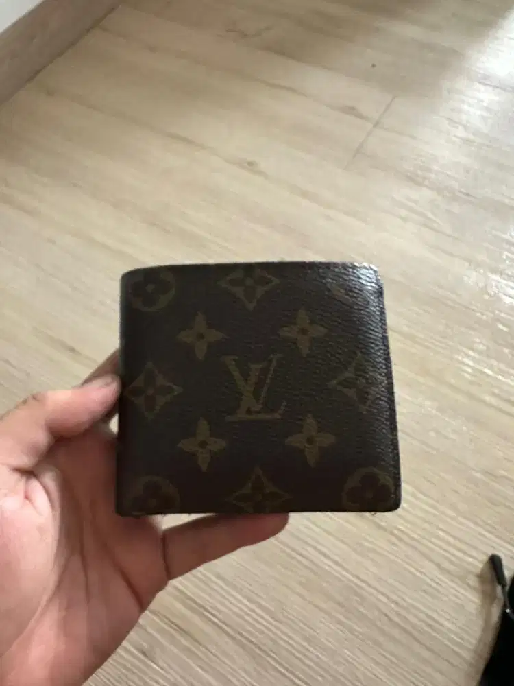 Dompet lv bifold canvas