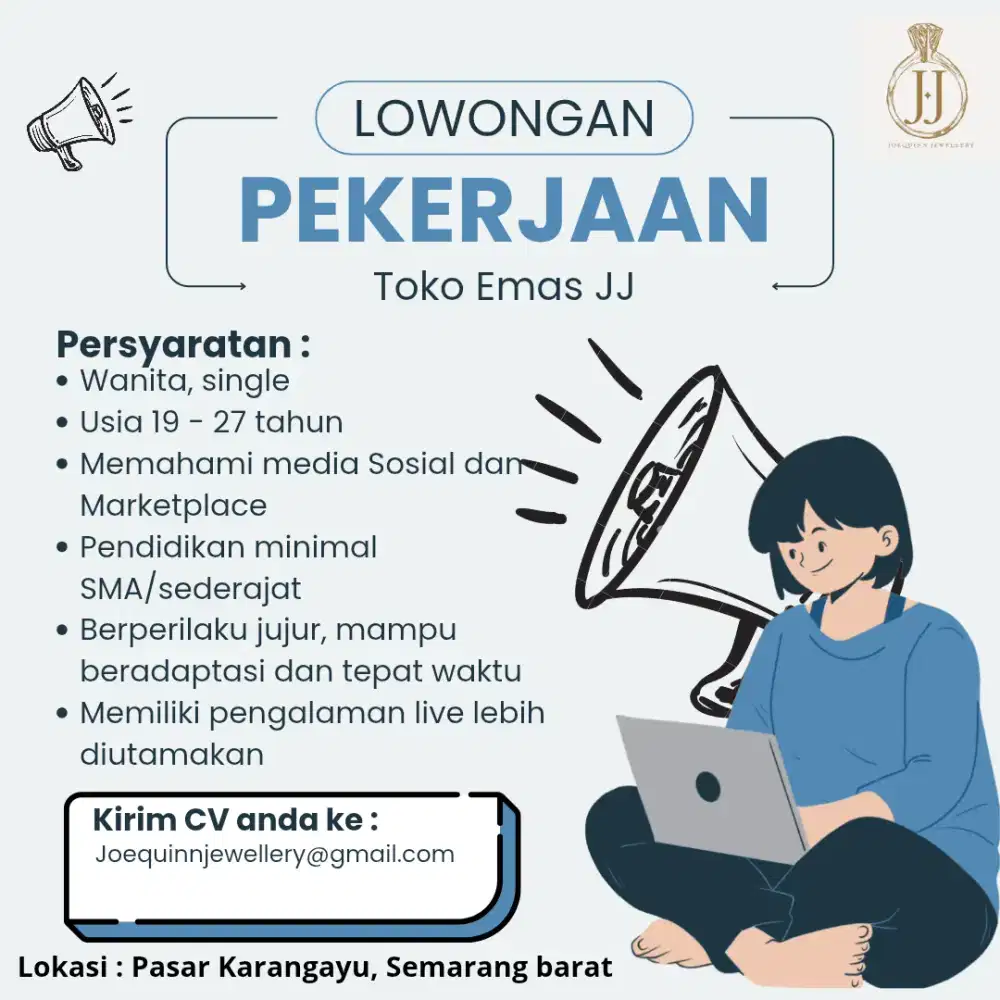 Dibutuhkan segera crew store.