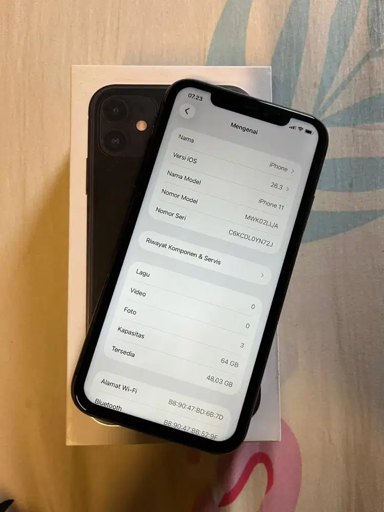 Iphone 11 64gb minus dikit
