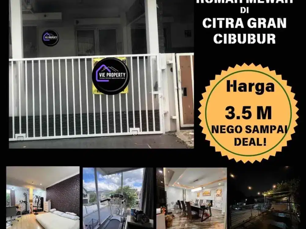 Jual Cepat Nego Sampai Deal Rumah Full Furnished Citra Gran Cibubur