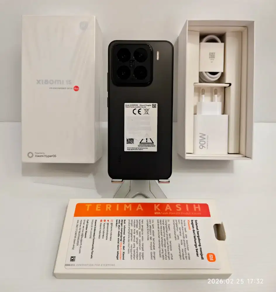 Xiaomi Mi15 5G 12/512 Gb Openbox Fresh Garansi 20 Feb 28 bisa TT/BT