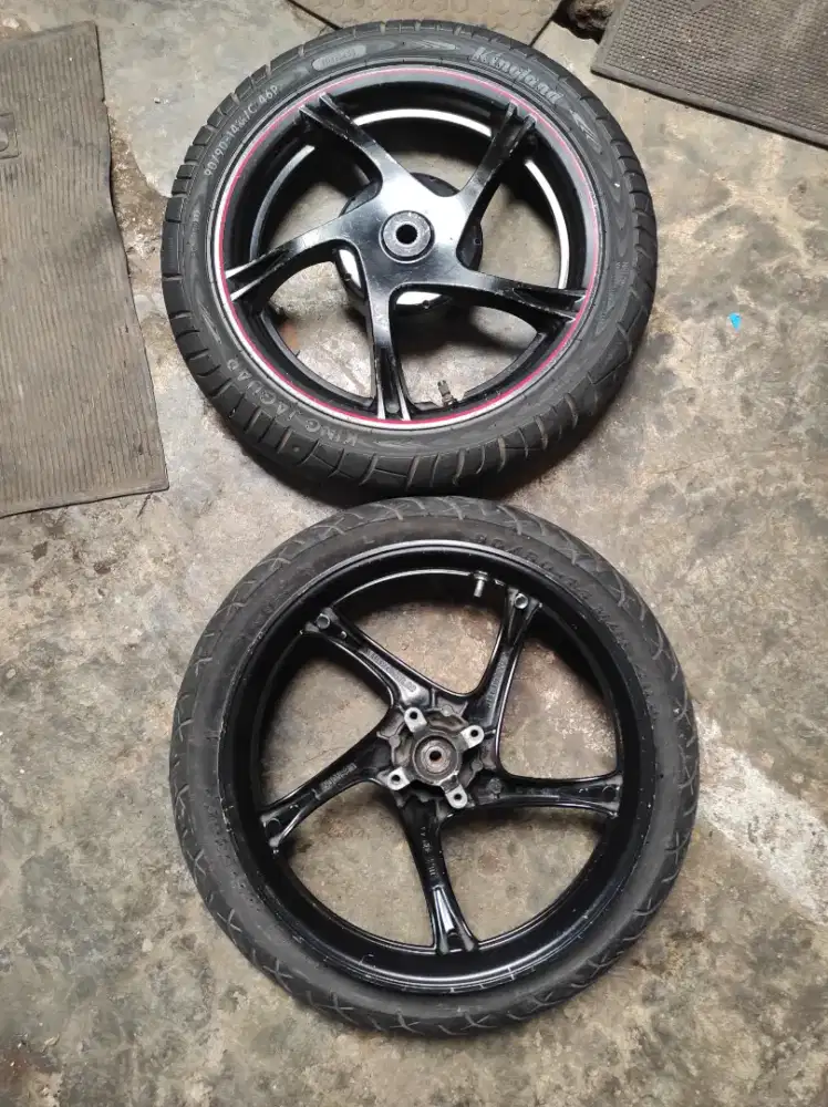 Velg r14 ori yamaha mio 125 z m3 gear xeon karbu rc fino X-RIDE