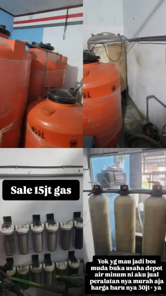 Perlengkapan depot air minum isi ulang