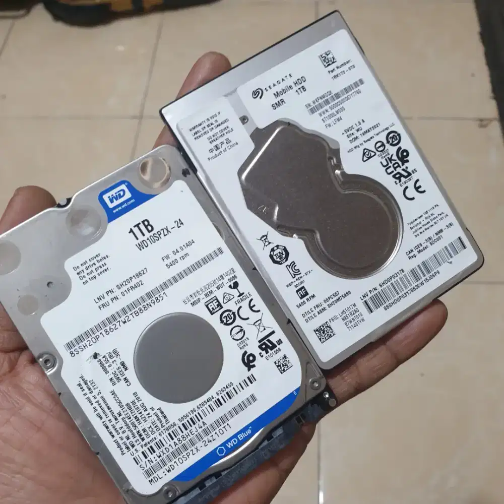 HARDISK LAPTOP 1TB - SLIM SEHAT 100%