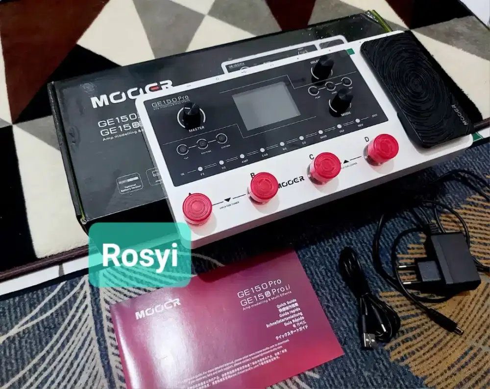 Efek gitar mooer ge150 pro