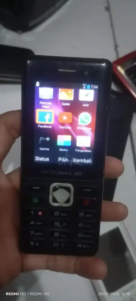 Jual Hp Andromax 4G kondisi nyala fungsi normal minat pm