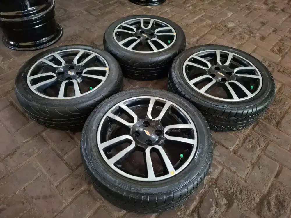 Velg Ban Tebal Ori Chevrolet Aveo R16 Spin Spark Lova March Datsun GO