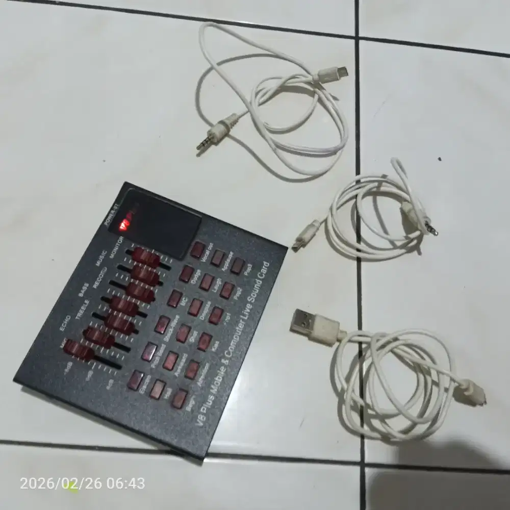 Sound card soundcard v8 plus, mulus, normal