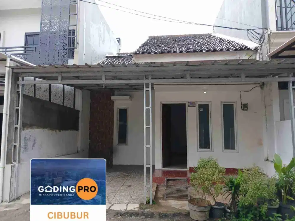 di jual rumah 1 lantai dlm cluster di cibubur jakarta timur