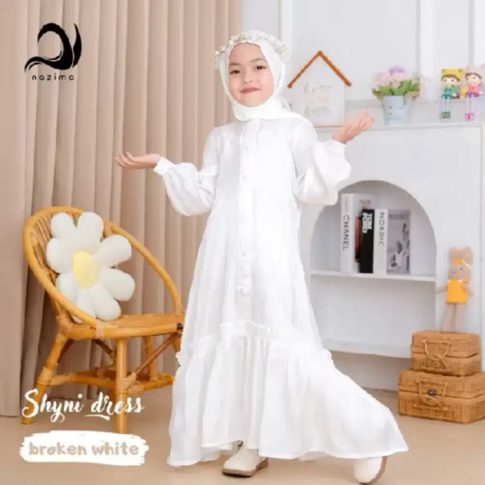 Cod gamis anak nazima shinny
