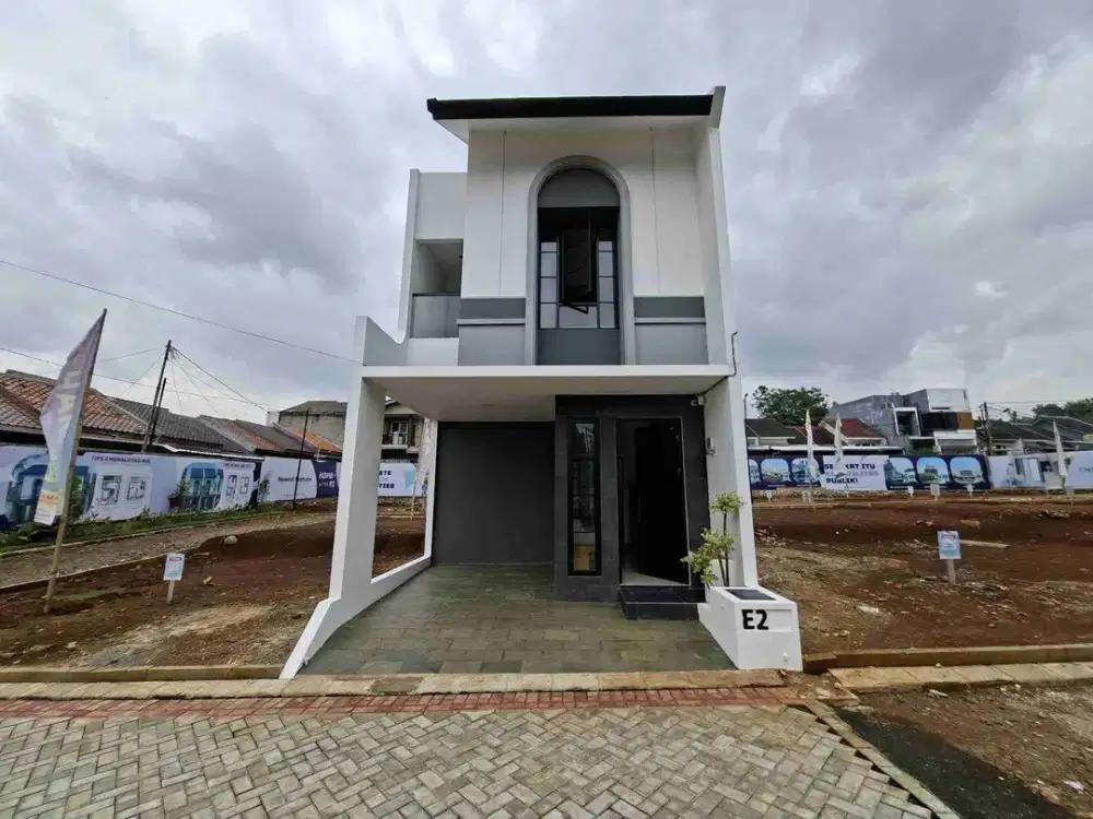 Di jual rumah baru lokasi strategis bebas banjir di limo depok