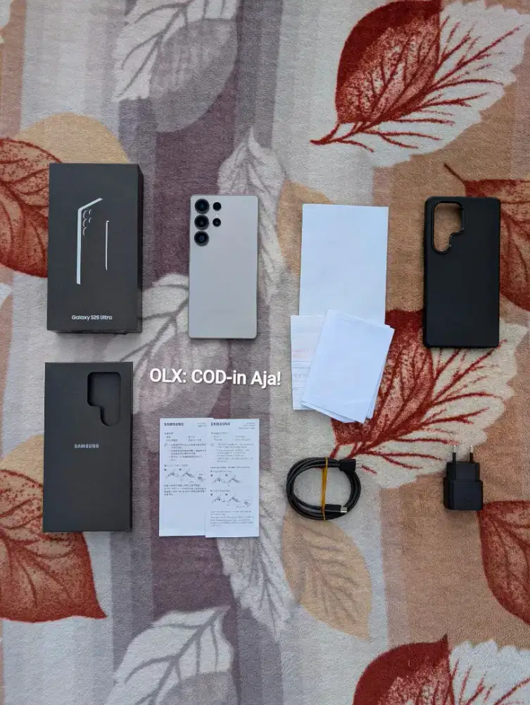 Samsung S25 Ultra | 256GB | Titanium Gray | Inter Resmi