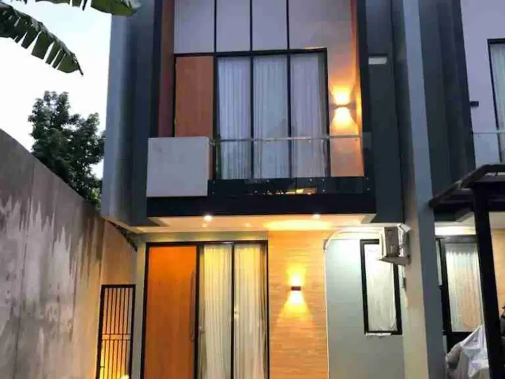 Dijual rumah townhouse private swimming pool furnish jagakarsa