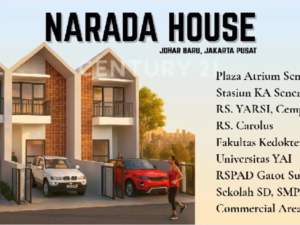 Narada House Primary Minimalis Strategis Di Jakarta Pusat