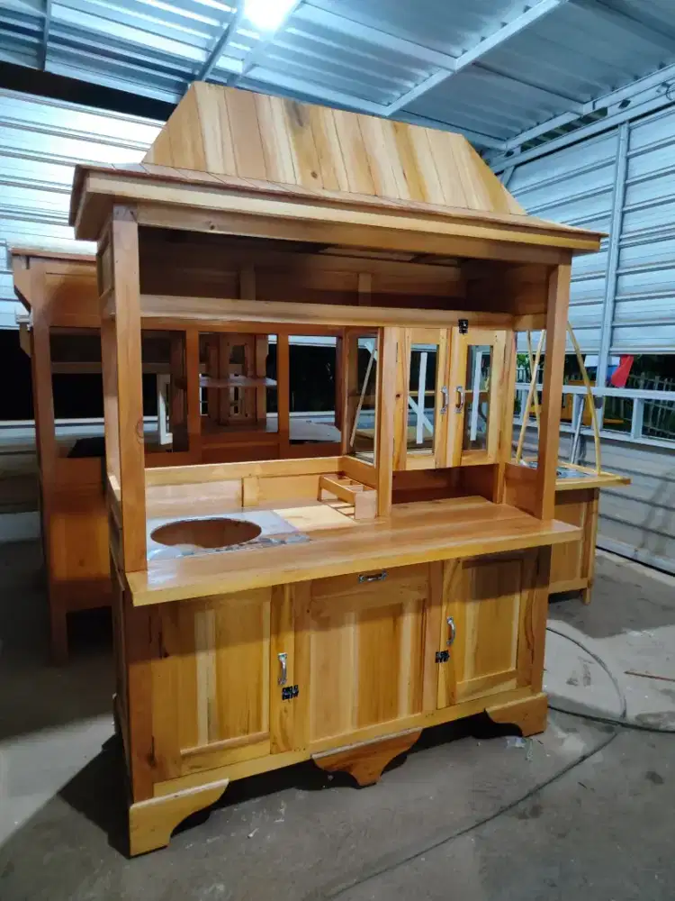 Jual gerobak kayu, COD