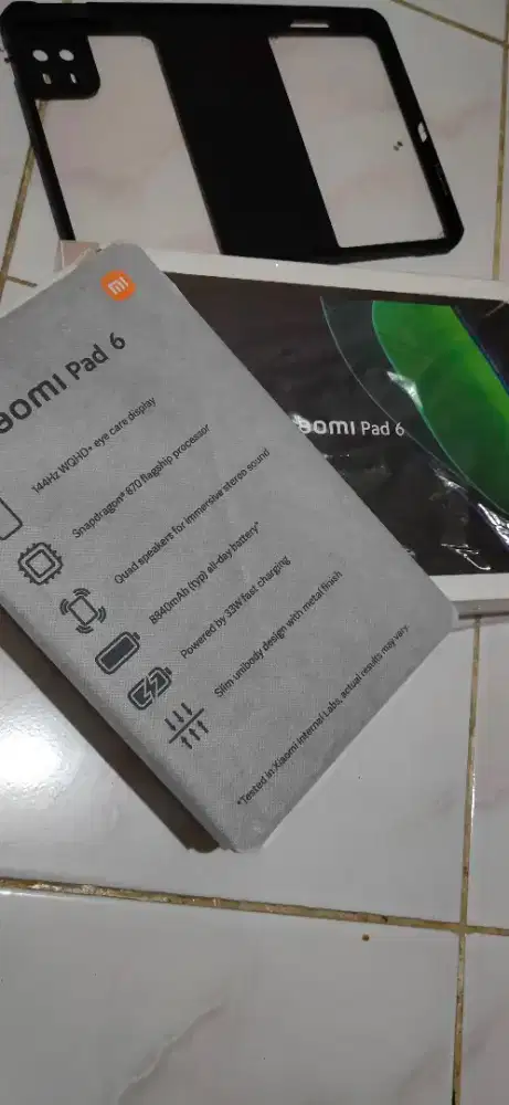 Xiaomi pad6 8/256 GB lengkap mulus