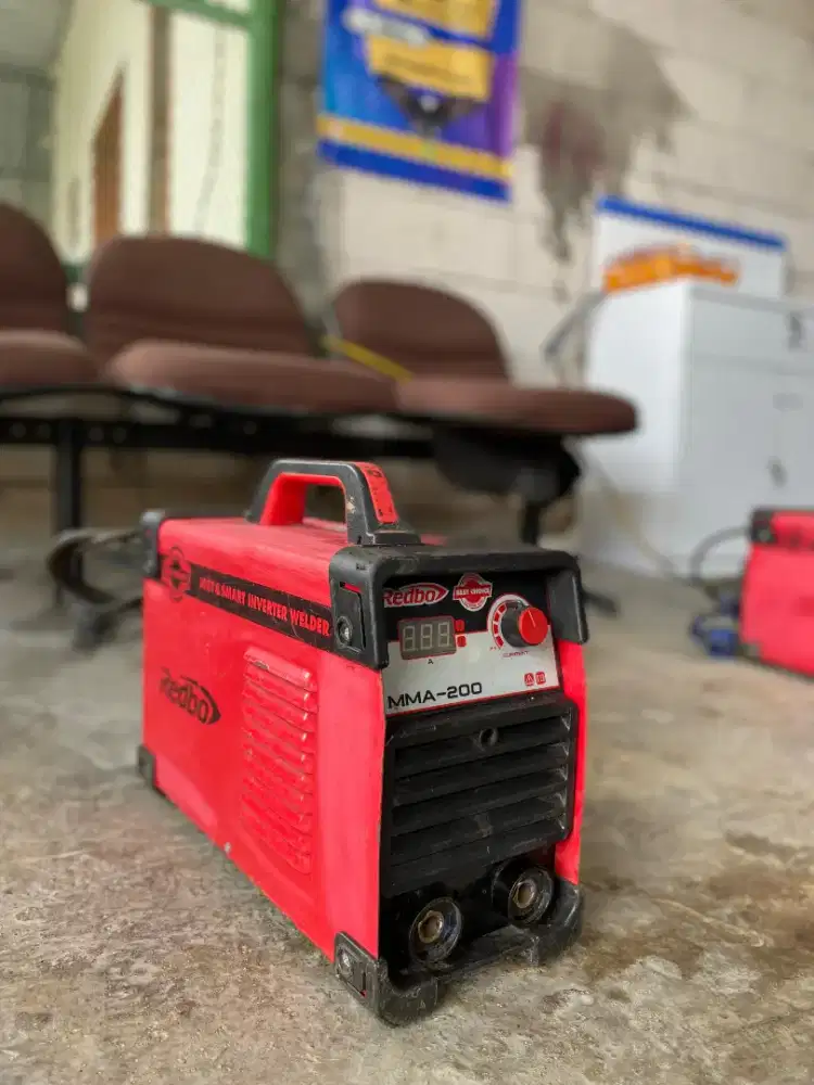 MESIN LAS BEKAS MMA 200A REDBO BEKAS SMAW STIK LISTRIK INVERTER