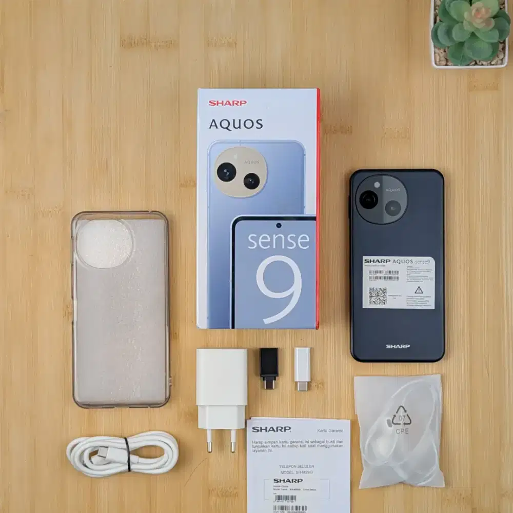 Sharp Aquos Sense 9 8/256GB Black garansi resmi, Fullset original