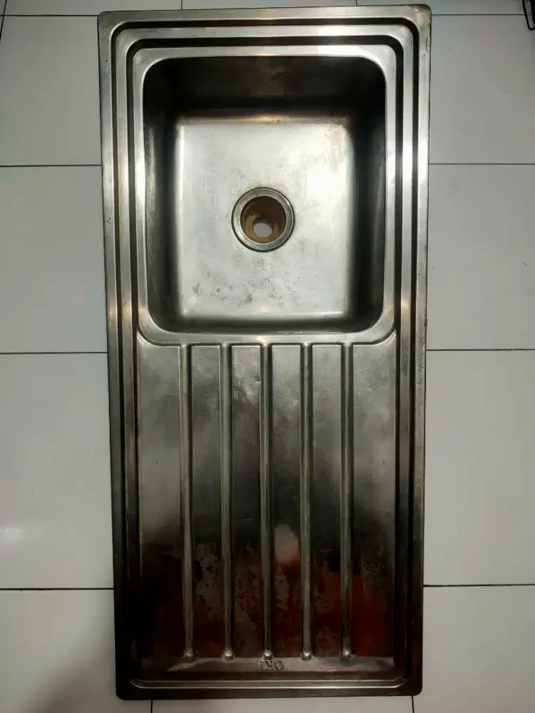 KITCHEN SINK/BAK CUCI PIRING STAINLESS STEEL MERK OKI [100x46]