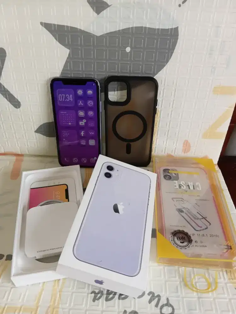 iphone 11 64 gb ibox segel dan original