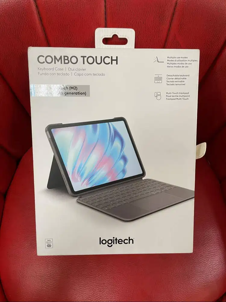 Keyboard Logitech Combo Touch iPad Air 11 inci M2 dan iPad Air Gen-5