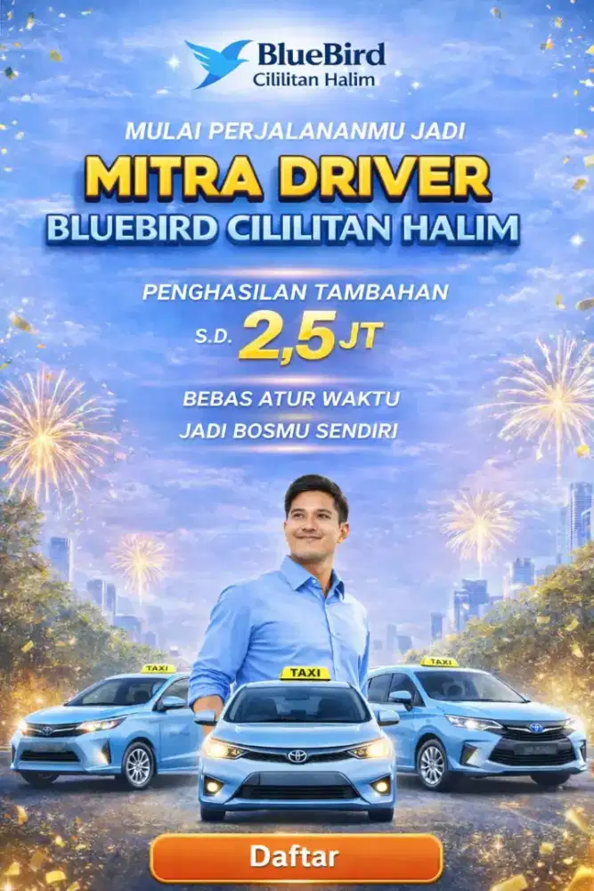 LOWONGAN KERJA DRIVER BLUEBIRD