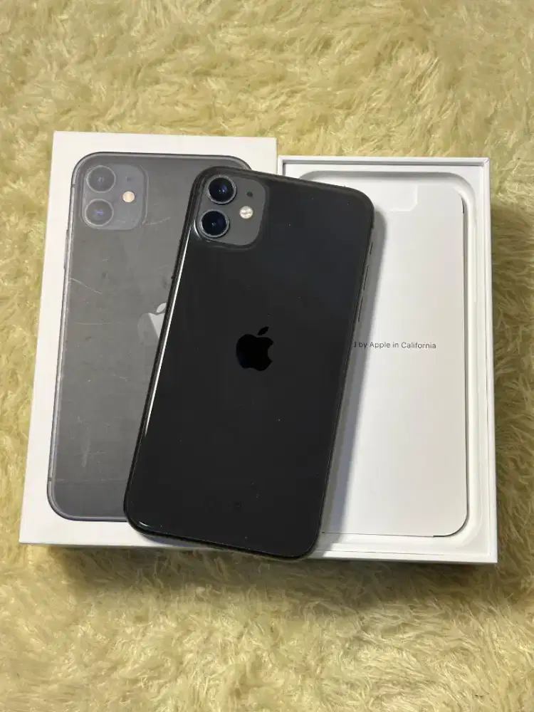 Iphone 11 128gb black resmi terdaftar beacukai